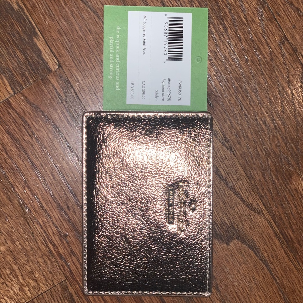 Late Spade mini wallet